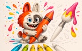 Cute Labubu Coloring Book for Kids - Free Online Coloring Game
