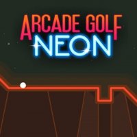 Retro Neon Golf Challenge