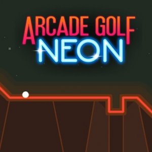 Retro Neon Golf Challenge