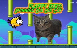 Flappy Bird Spinning Oia Oia Cat Game