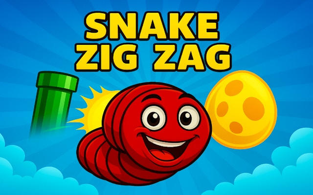 Snake Zig Zag Arcade Game