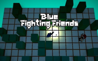 Blue Fighting Friends - Color Battle Arena