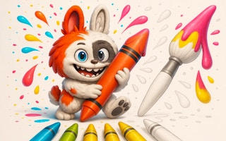 Cute Labubu Coloring Book for Kids - Free Online Coloring Game