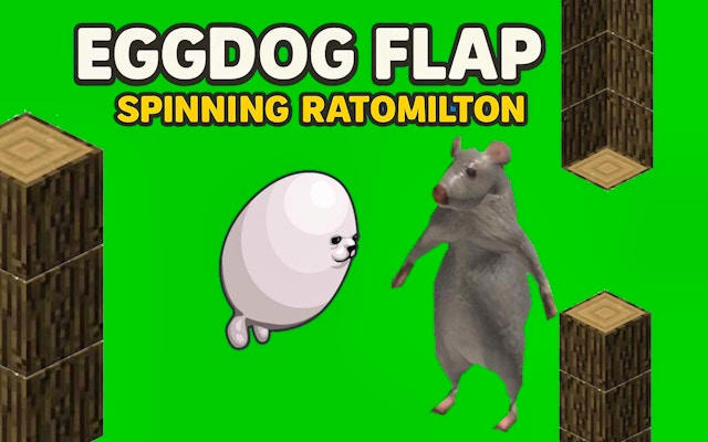Eggdog Flap: Spinning Ratomilton - Free Arcade Game