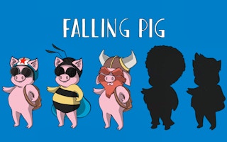Falling Pig - Gravity Adventure Game