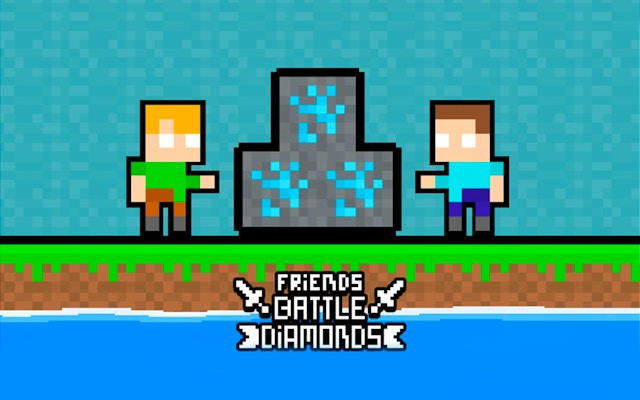 Friends Battle Diamonds - Fast-Paced Collection Game