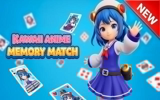 Kawaii Anime Memory Match Game
