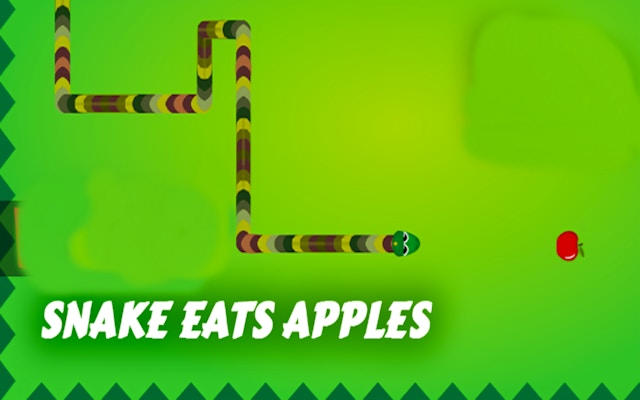 Snake Eats Apples - Classic Arcade Snake Game