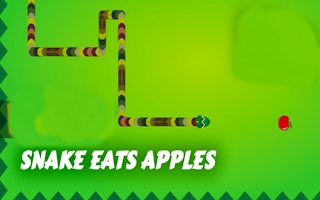 Snake Eats Apples - Classic Arcade Snake Game