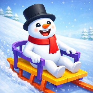 Downhill Sled Race