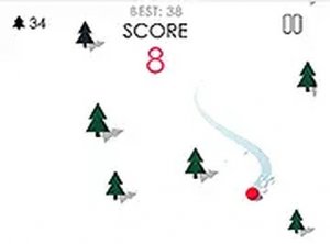 Winter Dodge Online Arcade Game
