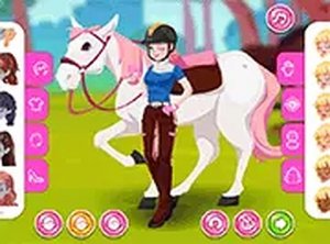 Girly Equestrian Dress Up Game - Fashion Game