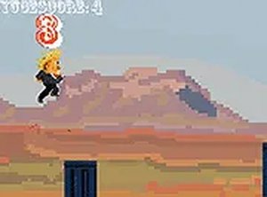 Trumps Holy Wall Jumping Arcade Game