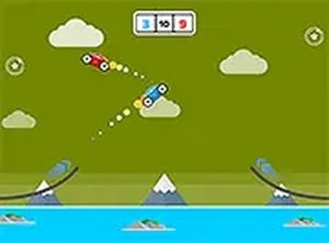Fly Car Online Game - Space Launch Challenge Arcade Game